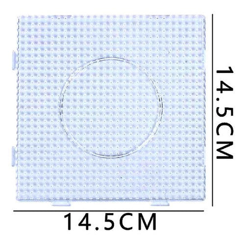 Base Cuadrada 14x14 Cm, Mostacillas Planchables Hama 5 Mm