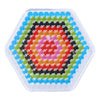Base Hexagono Mostacillas Planchables Hama 5 Mm