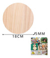 Rebanada Madera Redonda 18 Cm 5 Mm