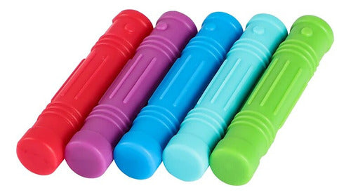 Mordedor Sensorial Para Lápiz Silicona Libre De Bpa
