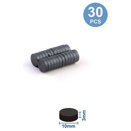 Set 30 Imanes 1 Cm Redondos Manualidades