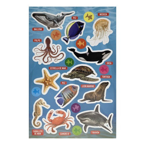 Block Stickers Los Animales Ayuda Escolar