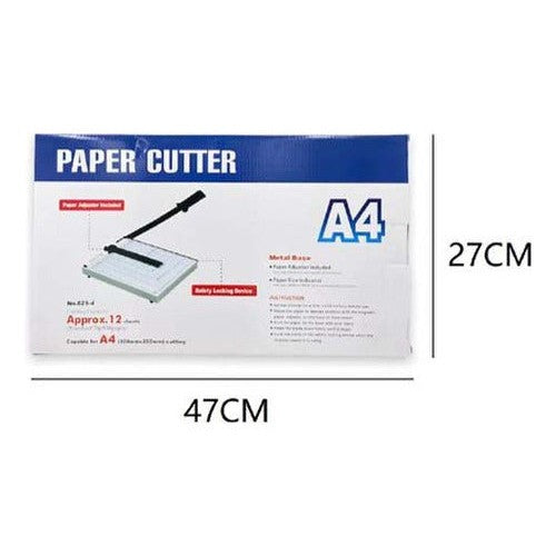Guillotina Metálica Cortadora Papel A4 30cm X 25cm