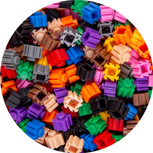 Mini Bloques Pix Brix 1500 Un Mix Balde Pixel-art