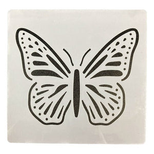 Plantilla Stencil 15x15 Cm Diseño Mariposas