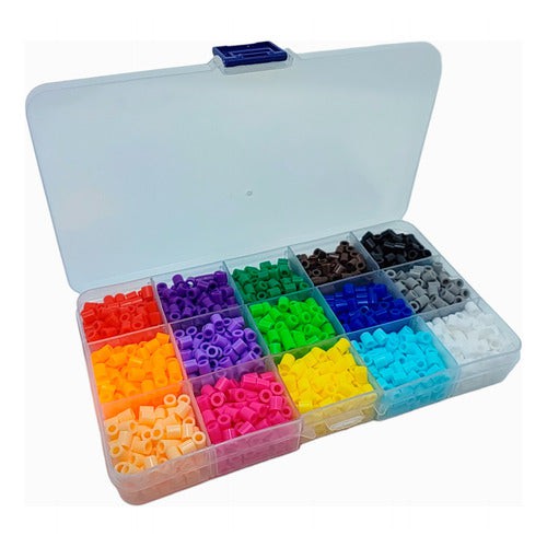 Pack Mostacillas Planchables Hama 5 Mm, 15 Col, 4000 Beads