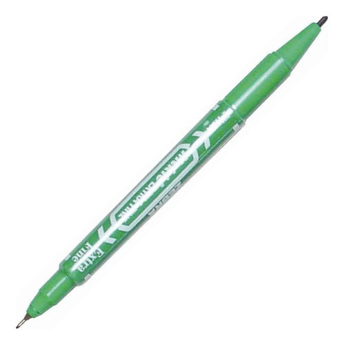 Marcador Permanente Doble Punta Fina Mckie Zebra