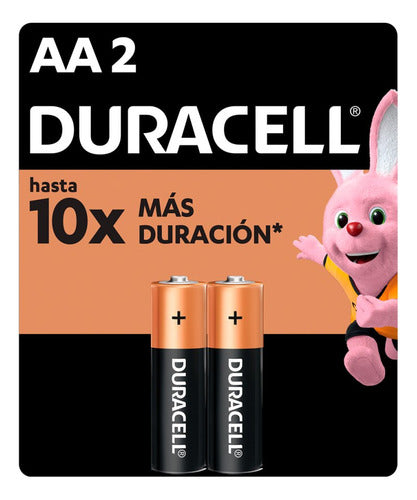Pila Duracell Aa Alcalina (2 Un)