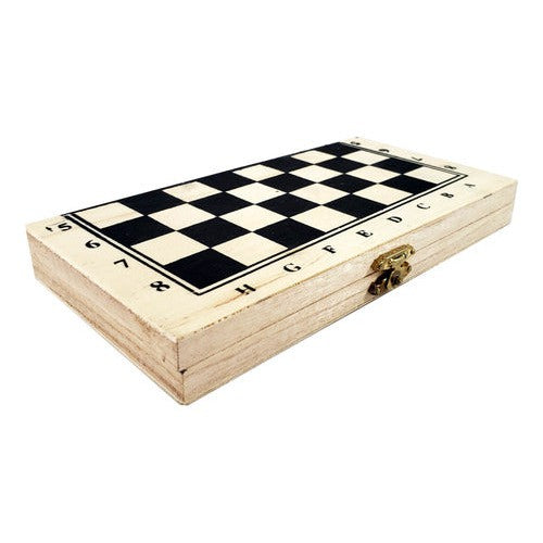 Juego De Mesa Ajedrez Madera