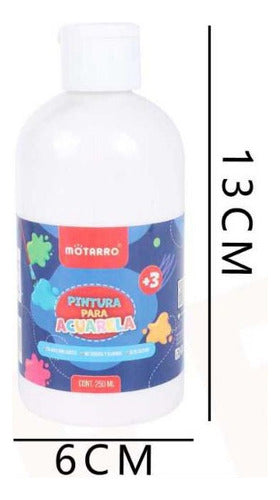 Tempera Acuarela Pote 250 Ml Escolar