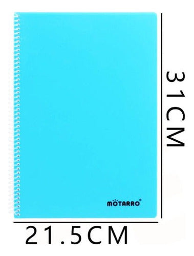 Cuaderno Universitario Composición 80 Hojas Tapa Plástica