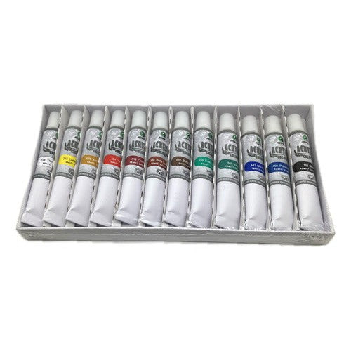Set De Pintura Acrilica 12 Col 12 Ml