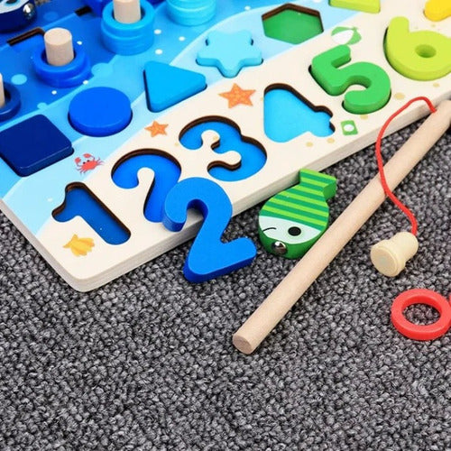 Juego Didáctico Encaje De Números Para Niños