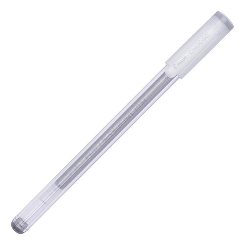 Lapiz Gel Choose 0.7 Plateado Pilot