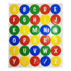 Etiqueta Manual Circulos Letras Colores 23 Mm