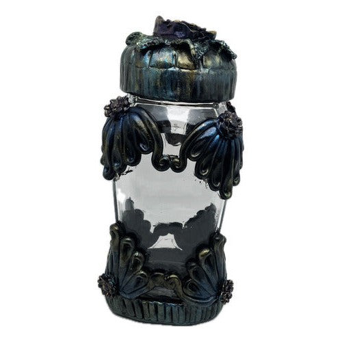 Frasco De Vidrio Decorativo Artesanal