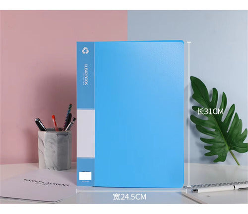 Carpeta Plástica A4 40 Fundas