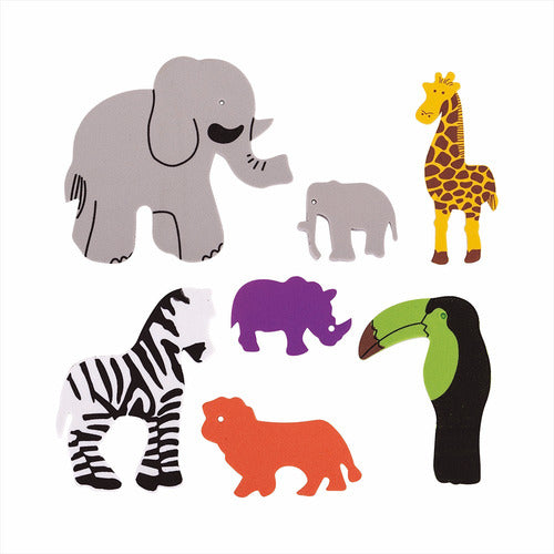 Animales Goma Eva Adhesiva 35 Un Manualidades