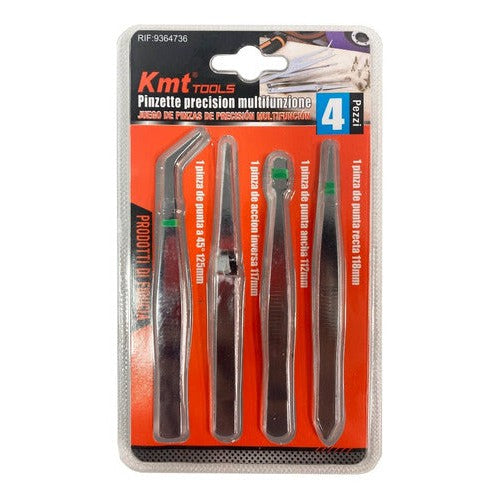 Set 4 Pinzas Precisión Para Manualidades Hama