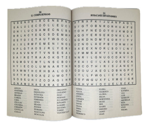 Libro Sopa De Letras Formato Grande