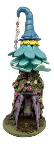 Botella Decorativa Casa Hadas Con Luz Artesanal