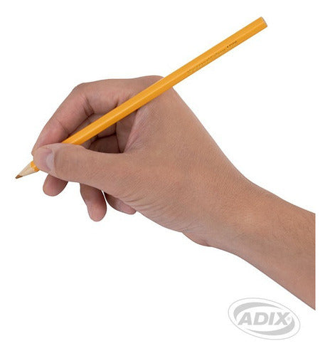 12 Lápices De Colores Hexagonales Adix