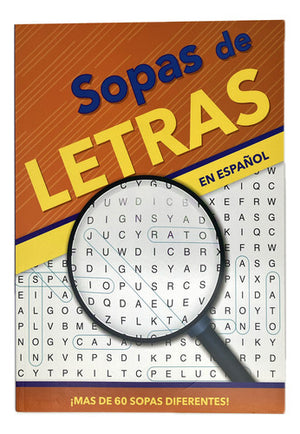 Libro Sopa De Letras Formato Grande