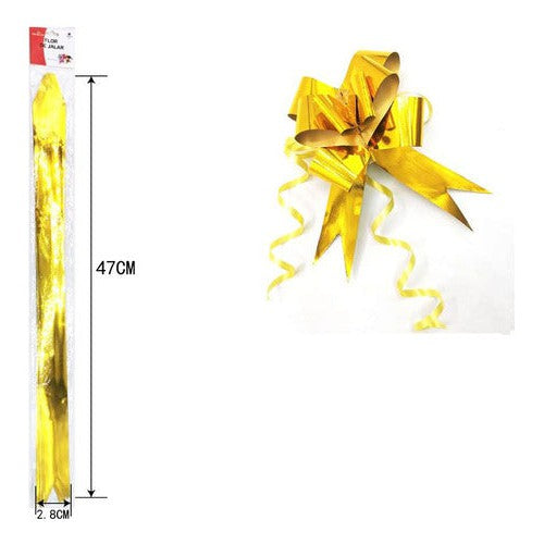 Cintas De Regalo Auto-armables Metalizada 5 Un
