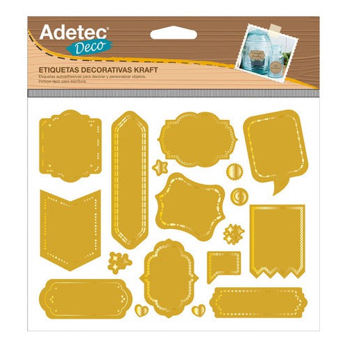 Etiquetas Decorativas Diseños Adetec