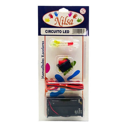 Set Circuito Eléctrico Led Escolar 7pzs