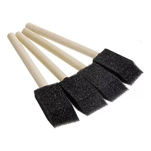 Kit Brochas Esponja Para Pintar 4 Un