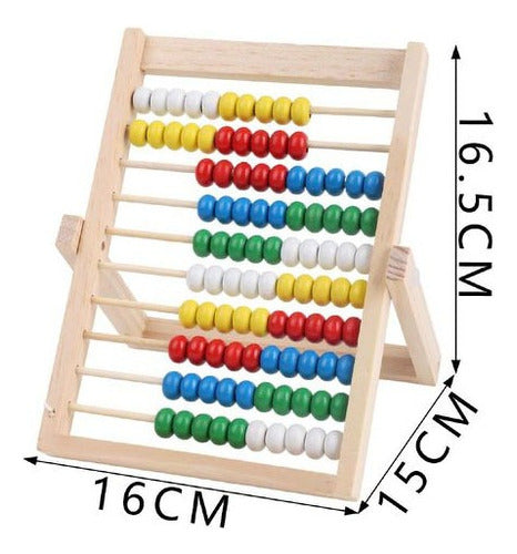Ábaco Horizontal Escolar Matemática