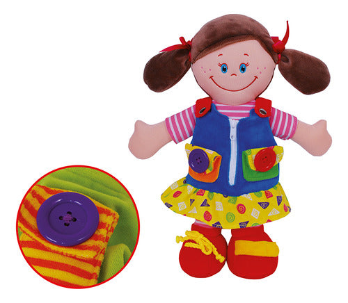 Muñeca Niña De Aprendizaje Tela
