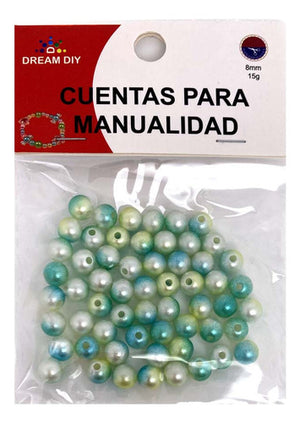 Mostacillas Cuentas Plásticas Redondas 8 Mm