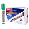 Pack 10 Marcadores Plumones Permanente Verde Punta Redonda