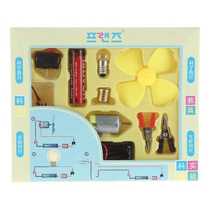 Set Escolar Circuito Eléctrico Motor 12 Piezas