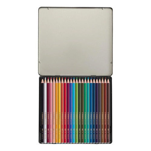 Lápices Acuarelables Profesional Stabilo Aquacolor 24 Color