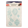 Plantilla Flexible Stencil Diseño Escudos Decorativos