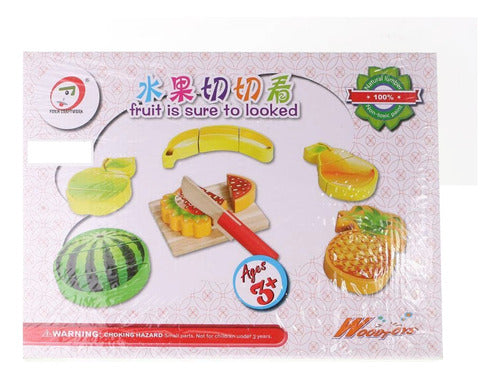 Bloques Frutas De Madera Para Porcionar