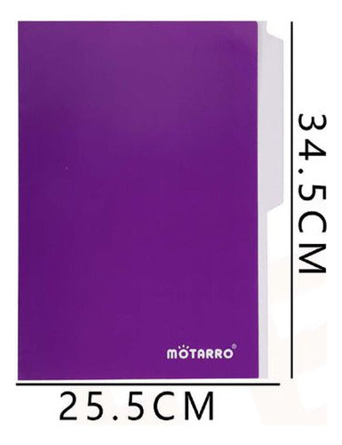 Carpeta Cartulina Pigmentada 25.5x34.5 Cm Pack 5 Un