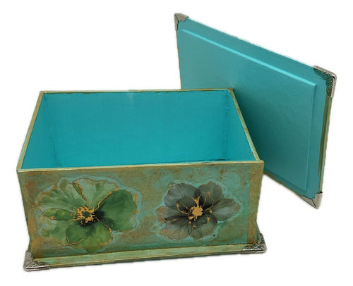 Caja Artesanal Decorativa Para Regalo Decoupage