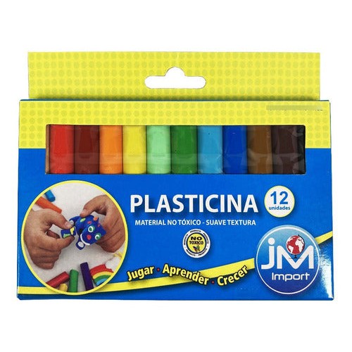 Plasticina Redonda 12 Colores