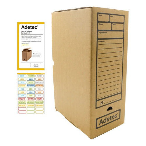 Caja De Archivo Kraft Tamaño Estándar