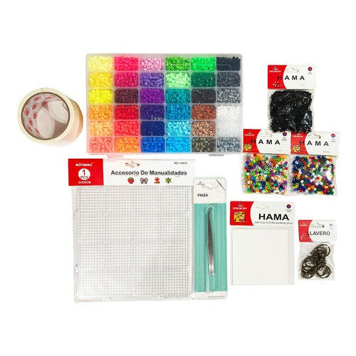Pack Mostacillas Planchables Hama 5mm, 36 Col, 10500 Beads