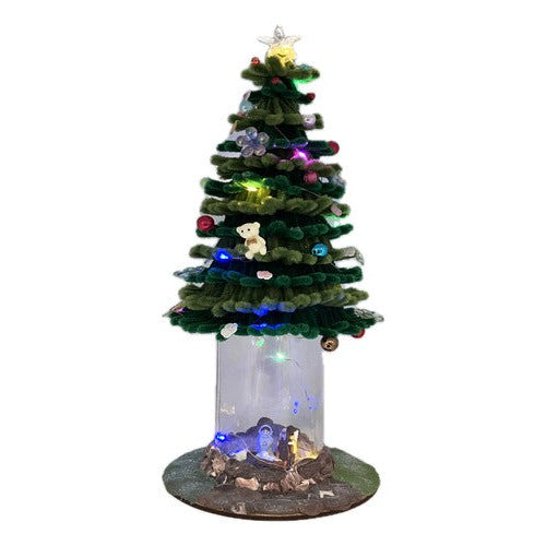Árbol De Navidad Decorativo Sobremesa Artesanal