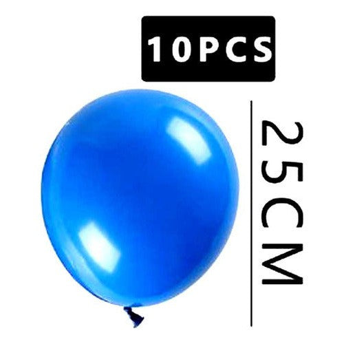 Globos 25cm Metalizados 10 Un