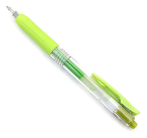 Lápiz Roller Retráctil Tinta Gel Colores Sarasa 0.7mm Zebra
