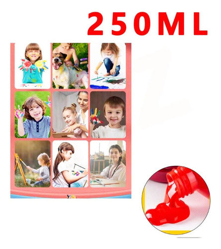 Tempera Acuarela Pote 250 Ml Escolar