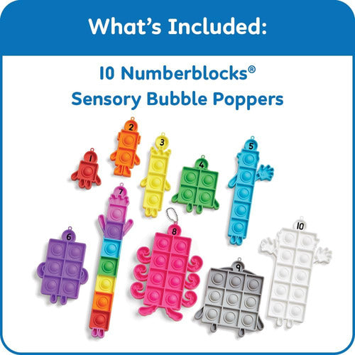 Burbujas Pop It Numberblocks