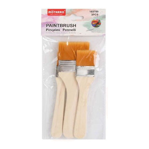 Kit Brochas Sintéticas Para Pintar 3 Un